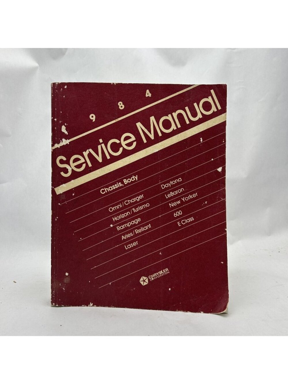 Vintage 1984 Chrysler Corporation Service Manual Chassis Body GA5